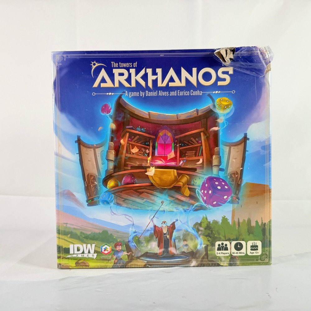 The Towers of Arkhanos Board Game IDW New Sealed DAMAGED BOX‎